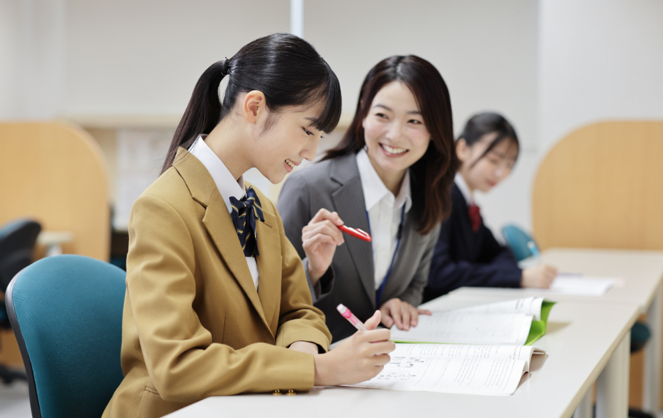 個別指導の授業で質問できる！学習効率が良い！！